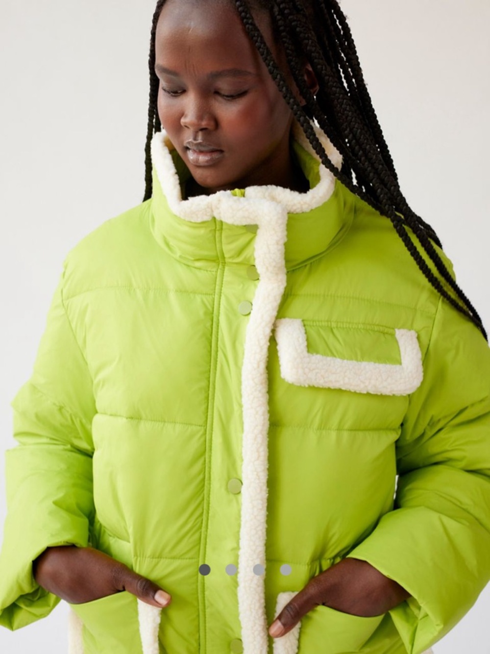 Native Youth Zaniah
Puffer Sherpa Jacket